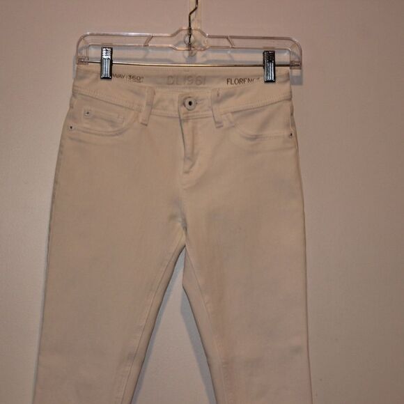DL1961 White Skinny Jeans Women size 24 - Picture 2 of 14